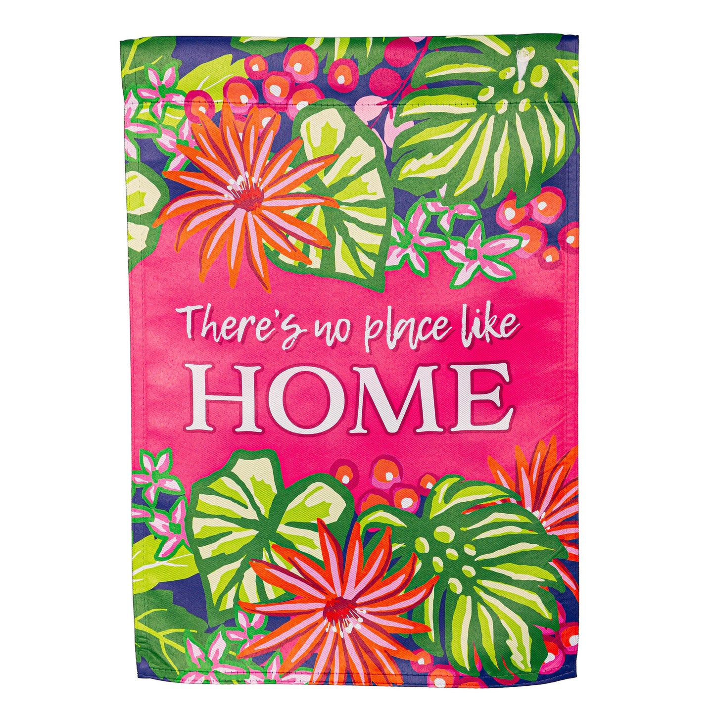 No Place Like Home Suede Garden Flag