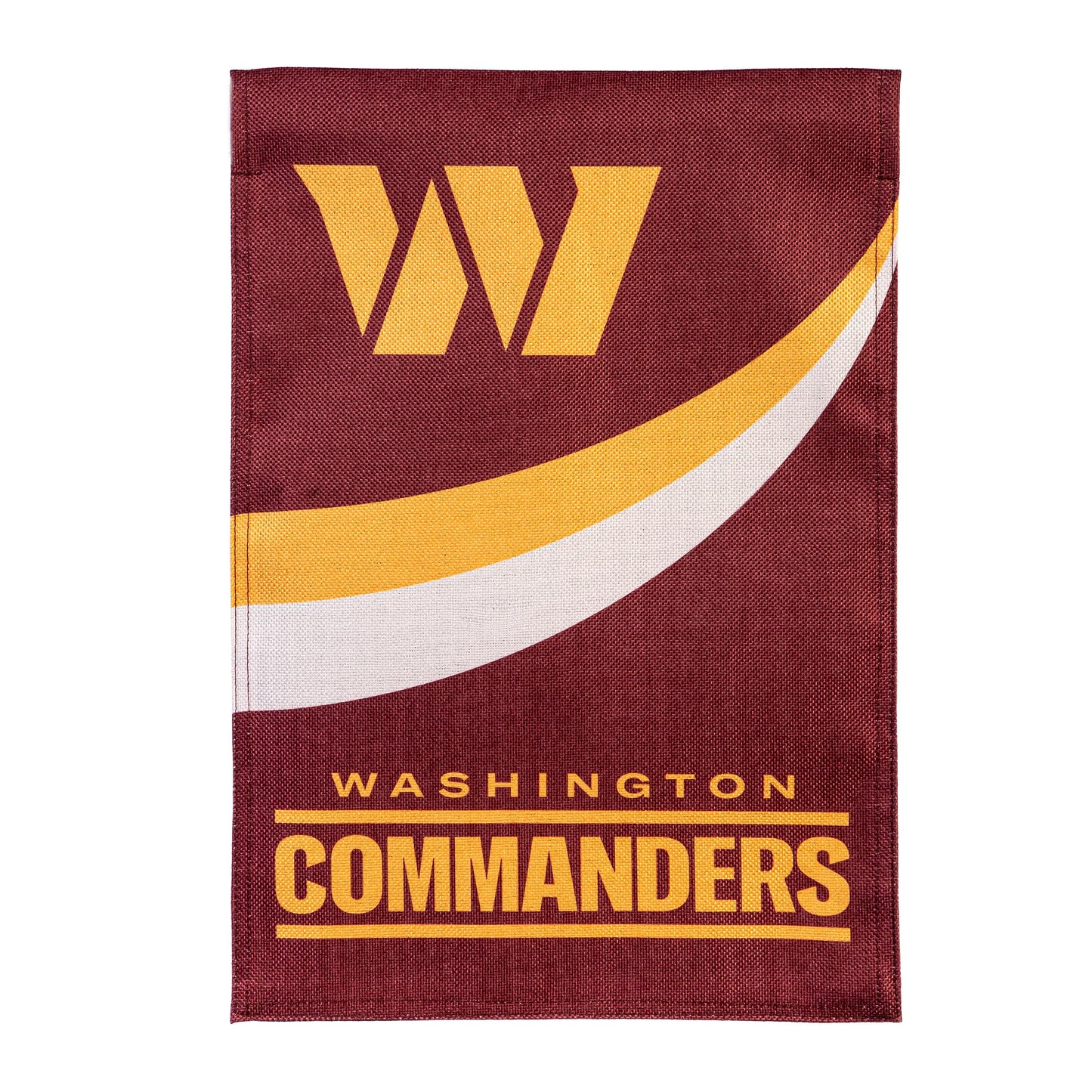 Washington Commanders Burlap Flag GDN Size
