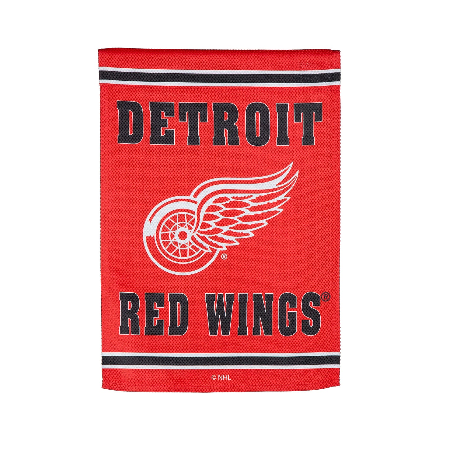Detroit Red Wings Embossed Suede Garden Flag
