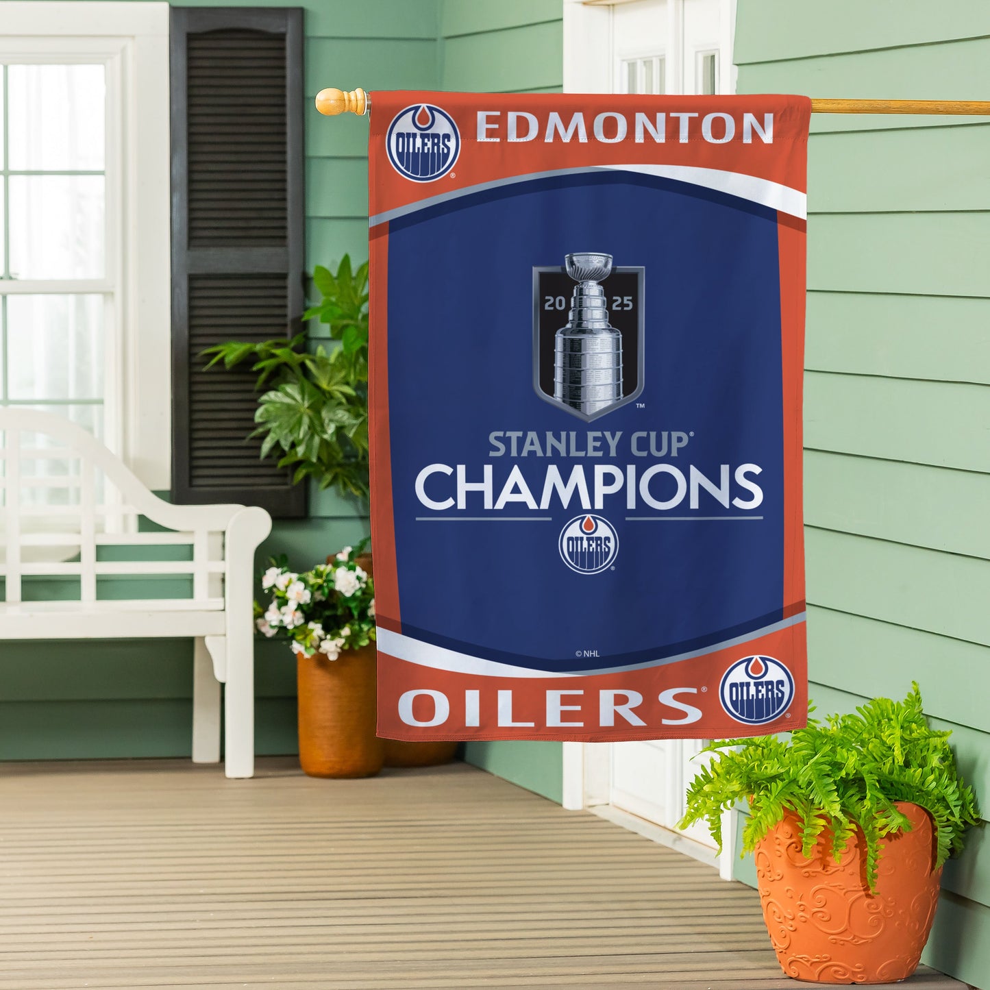 Edmonton Oilers, Stanley Cup 2025 Champions Flag, House