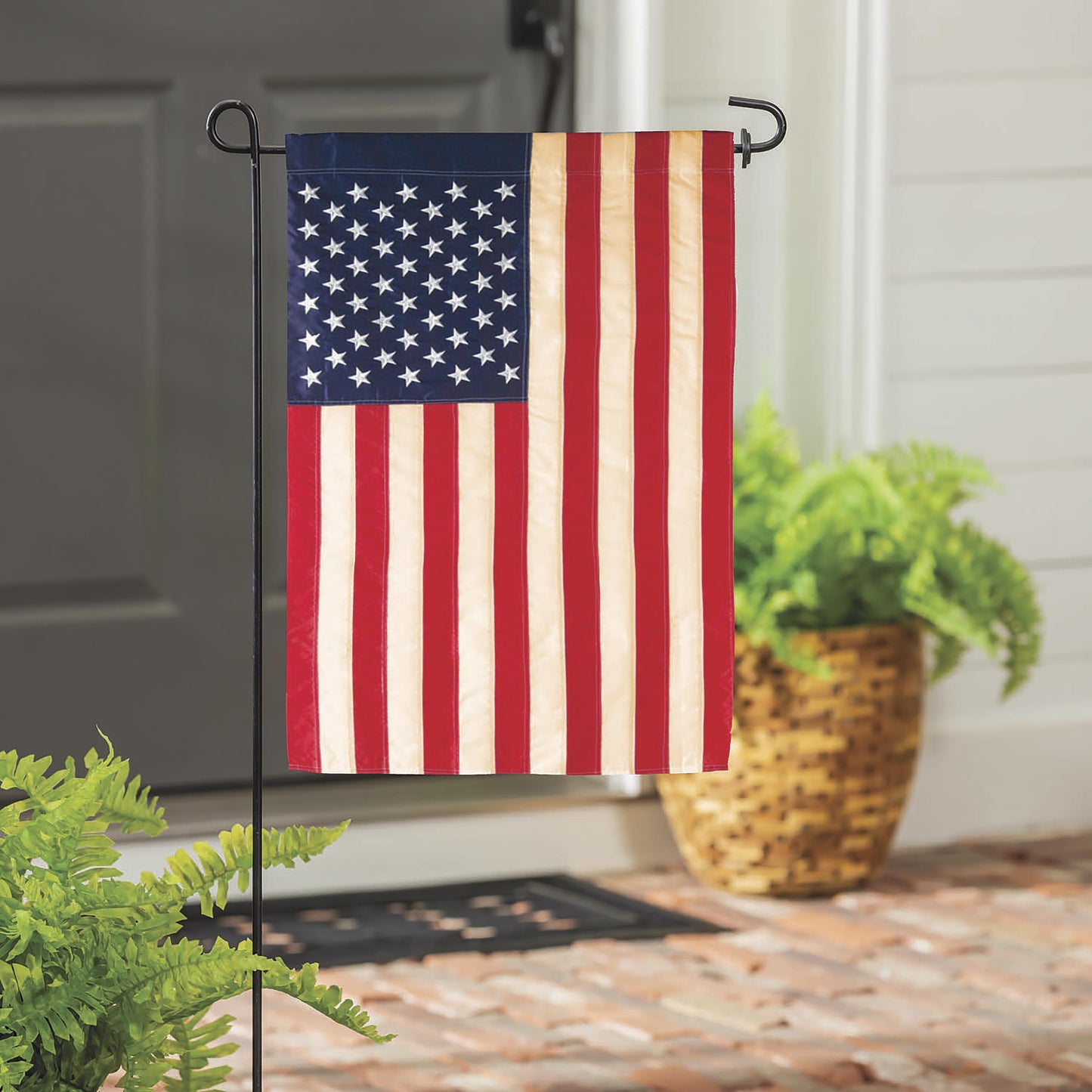 Tea Stained Patriotic American Flag
