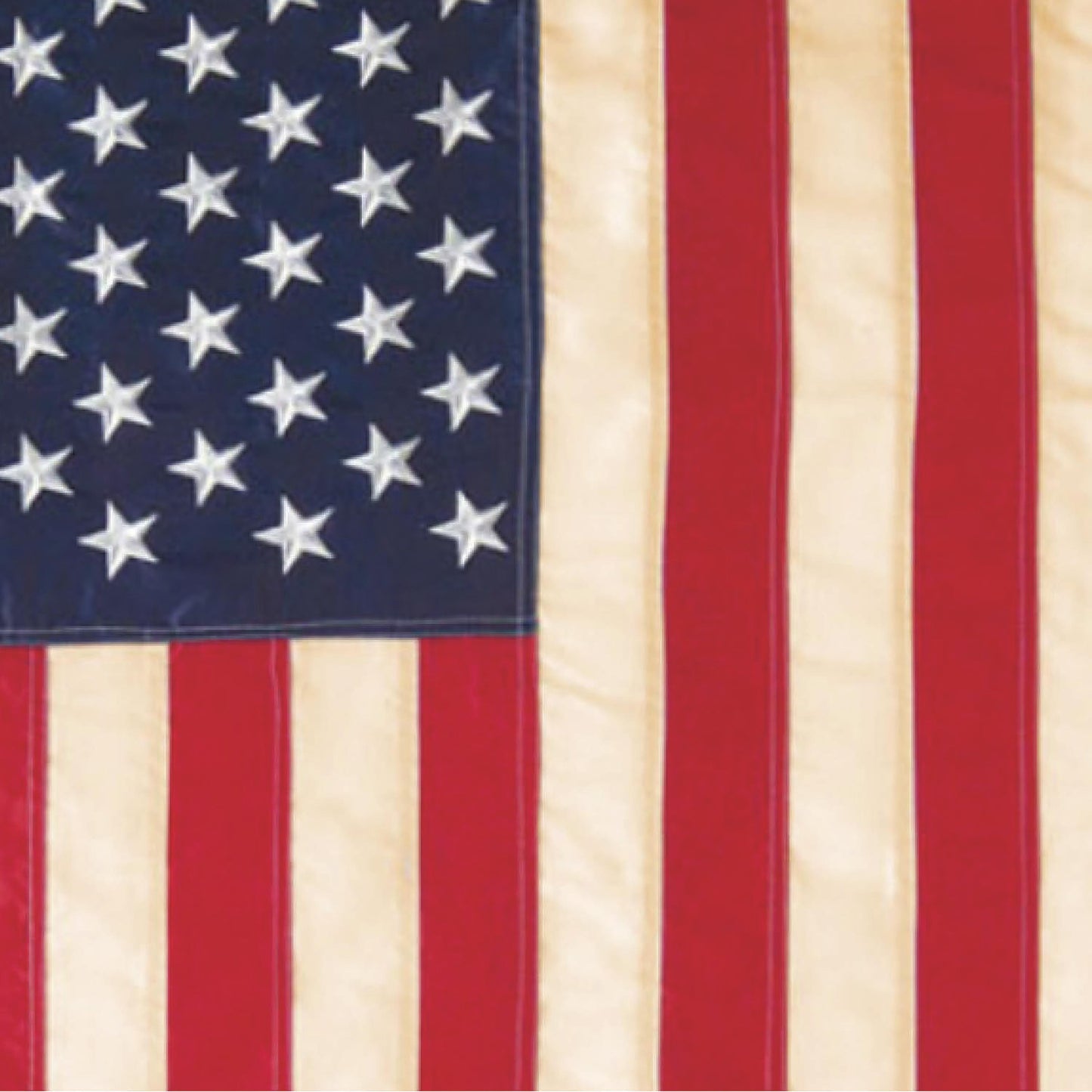 Tea Stained Patriotic American Flag