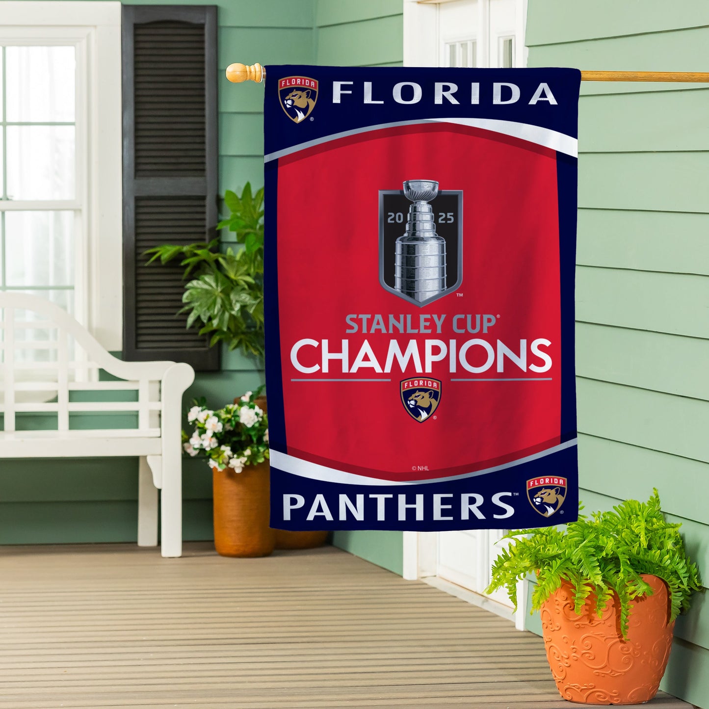 Florida Panthers, Stanley Cup 2025 Champions Flag, House