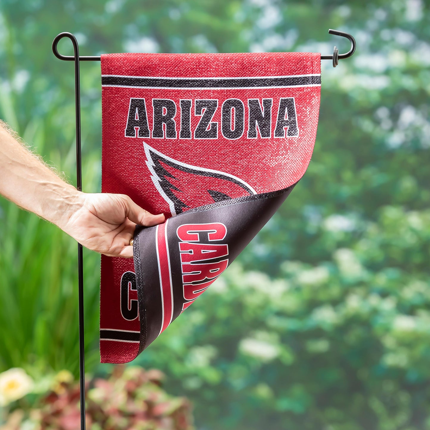Embossed Suede Flag, GDN Size, Arizona Cardinals