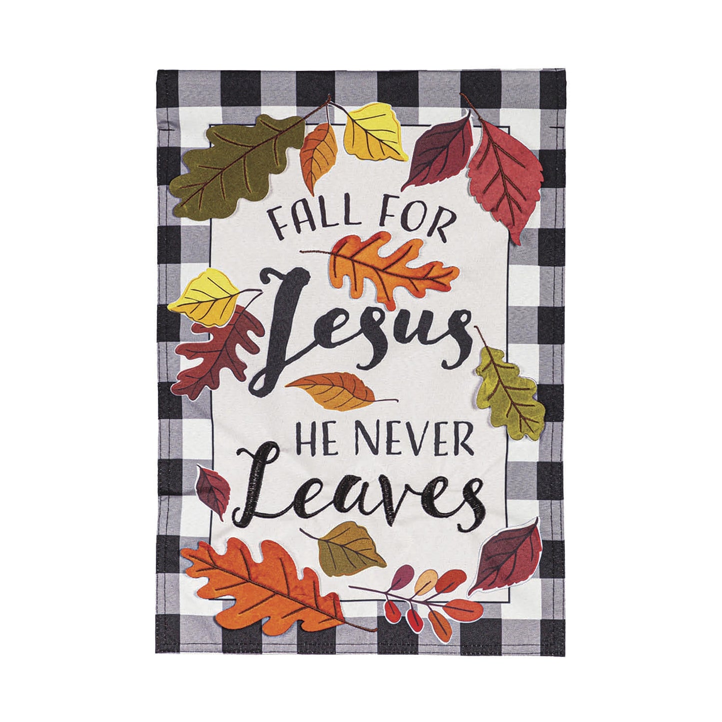 Fall for Jesus Garden Linen Flag
