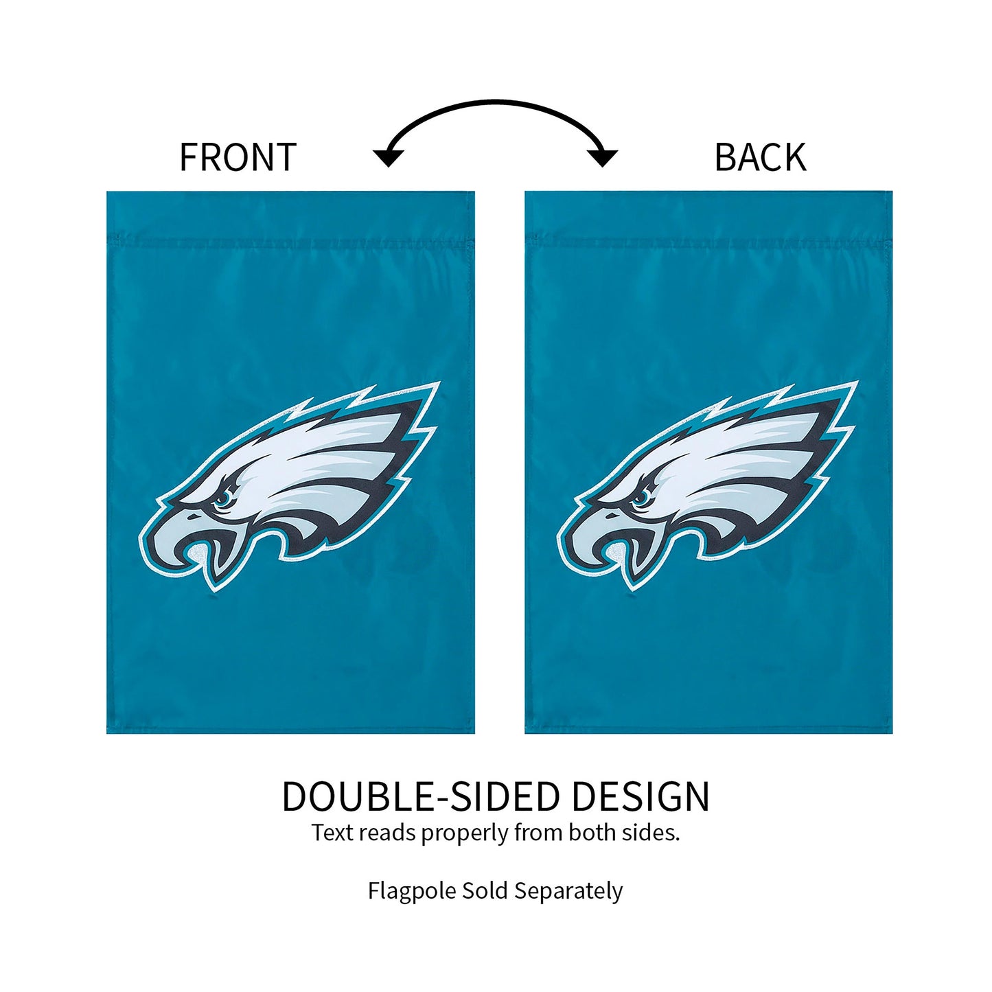 Philadelphia Eagles Applique Garden Flag