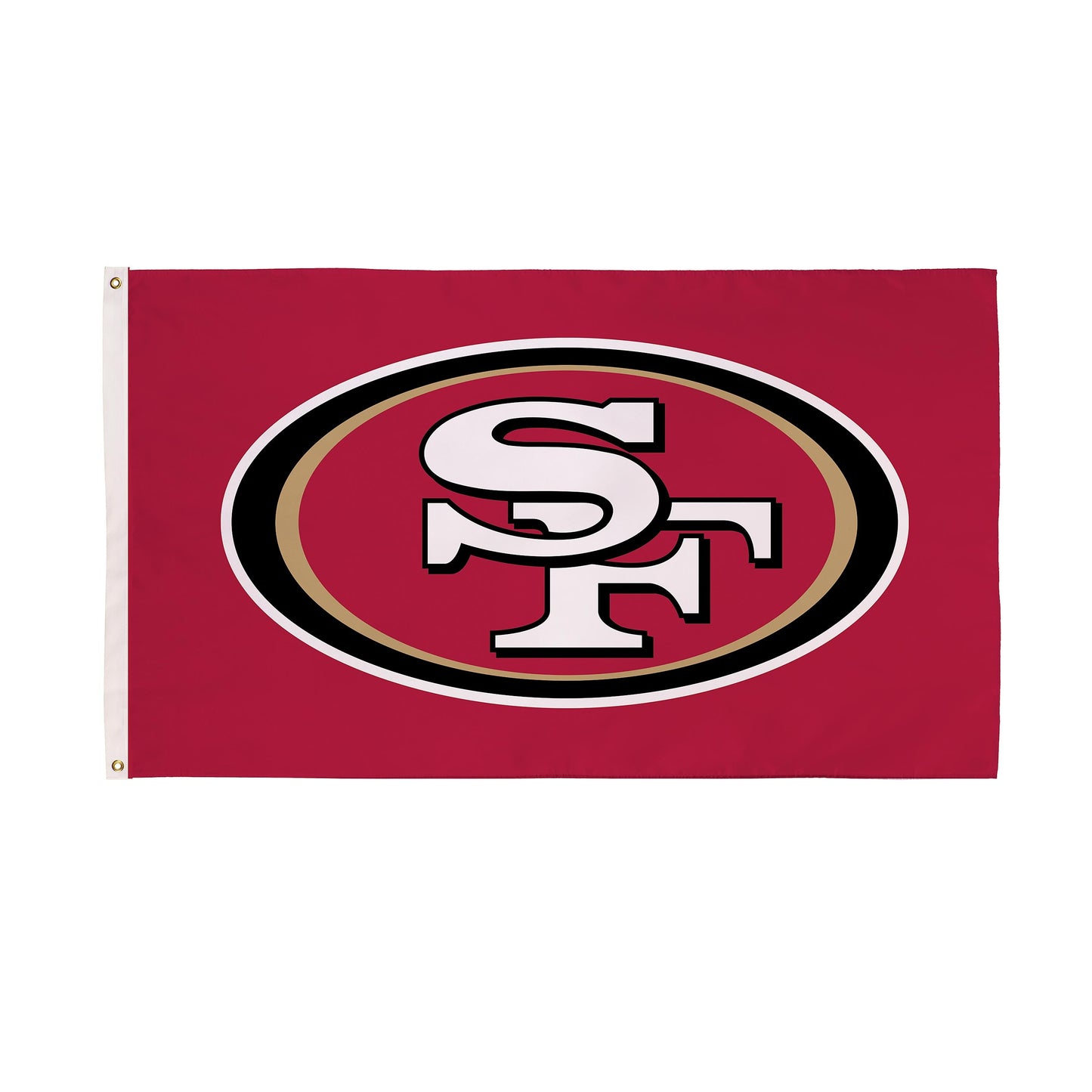 San Francisco 49ers Single Sided Estate Flag with 2 Grommets, 3'x5'