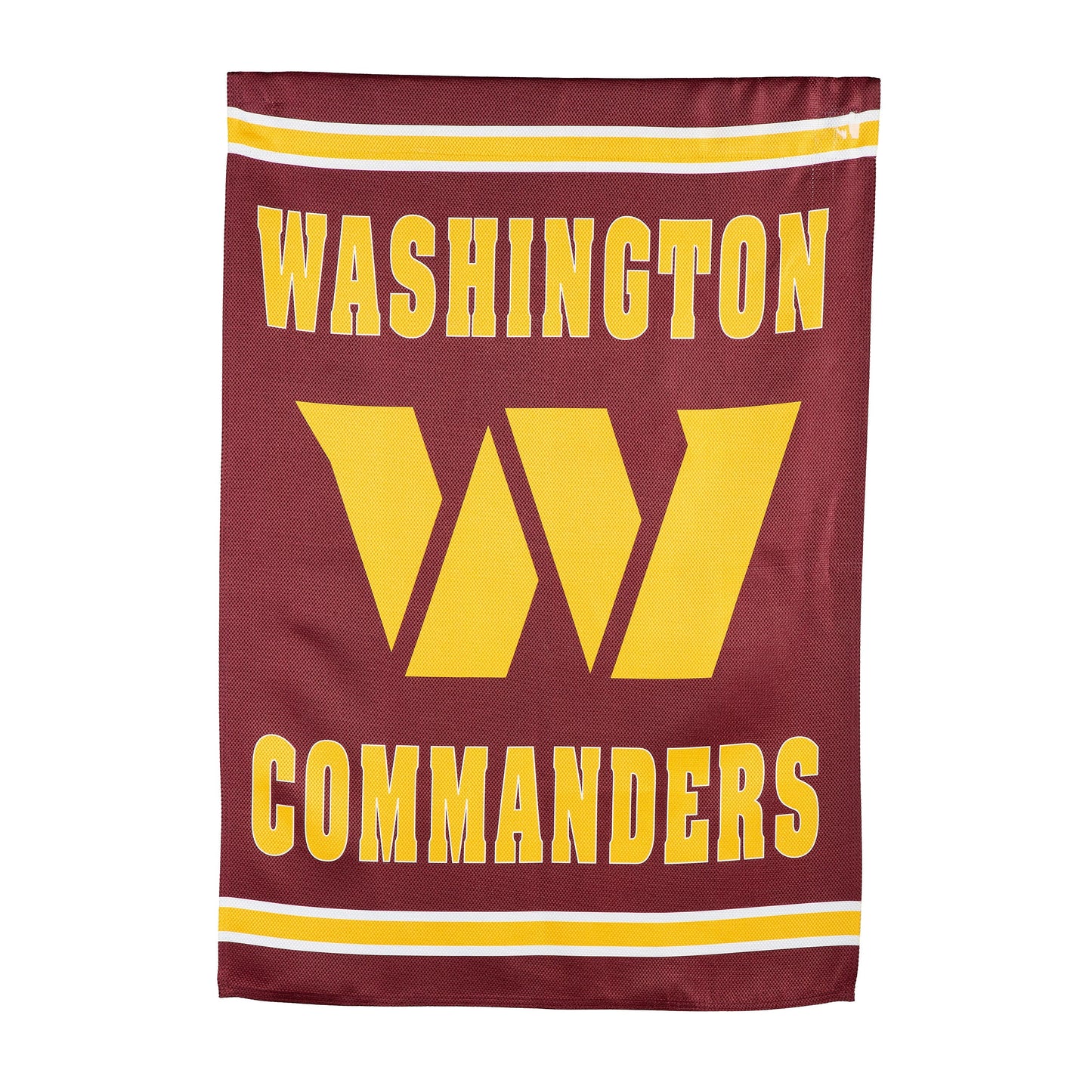 Embossed Suede Flag, House Size, Washington Commanders