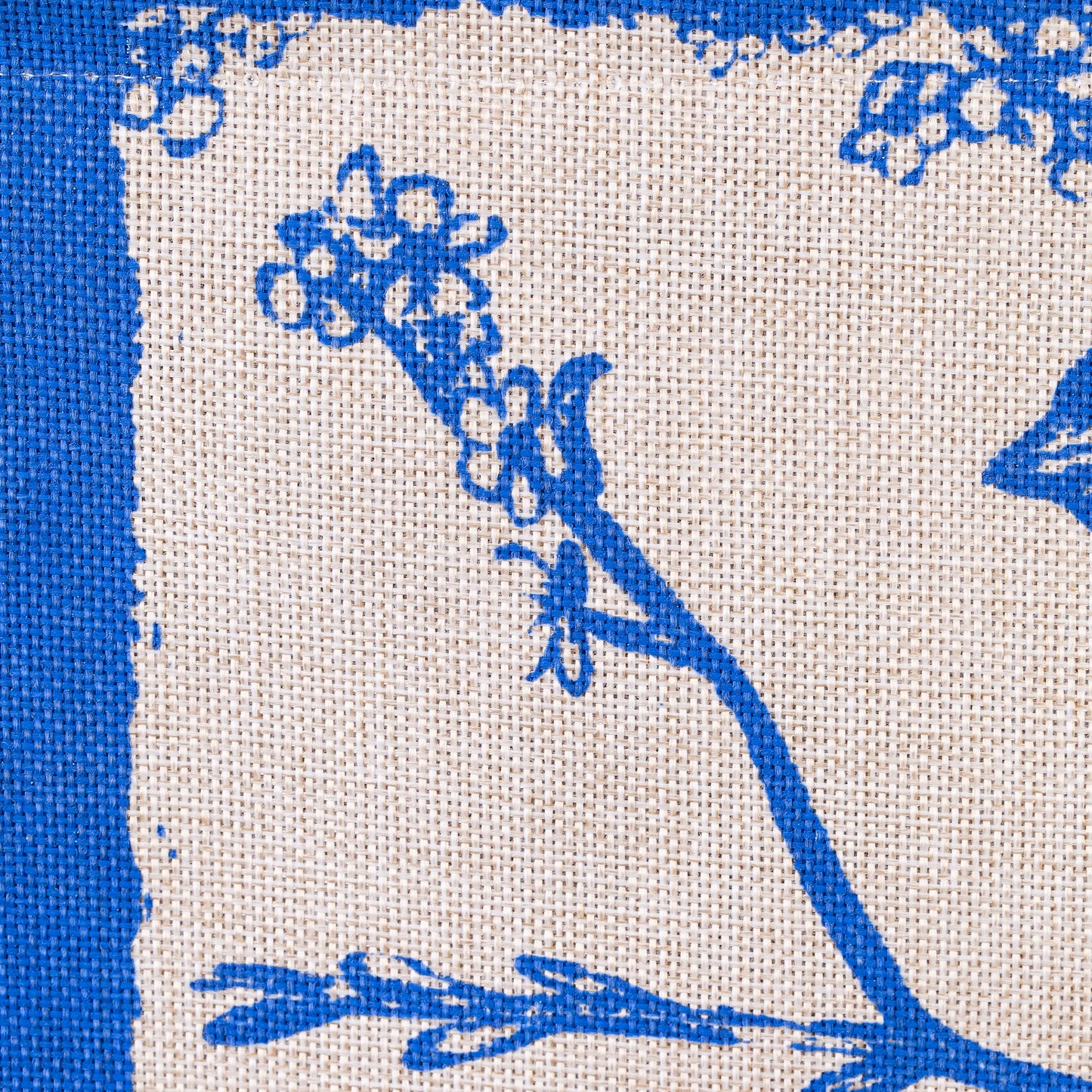 Birds in Bloom Garden Burlap Flag