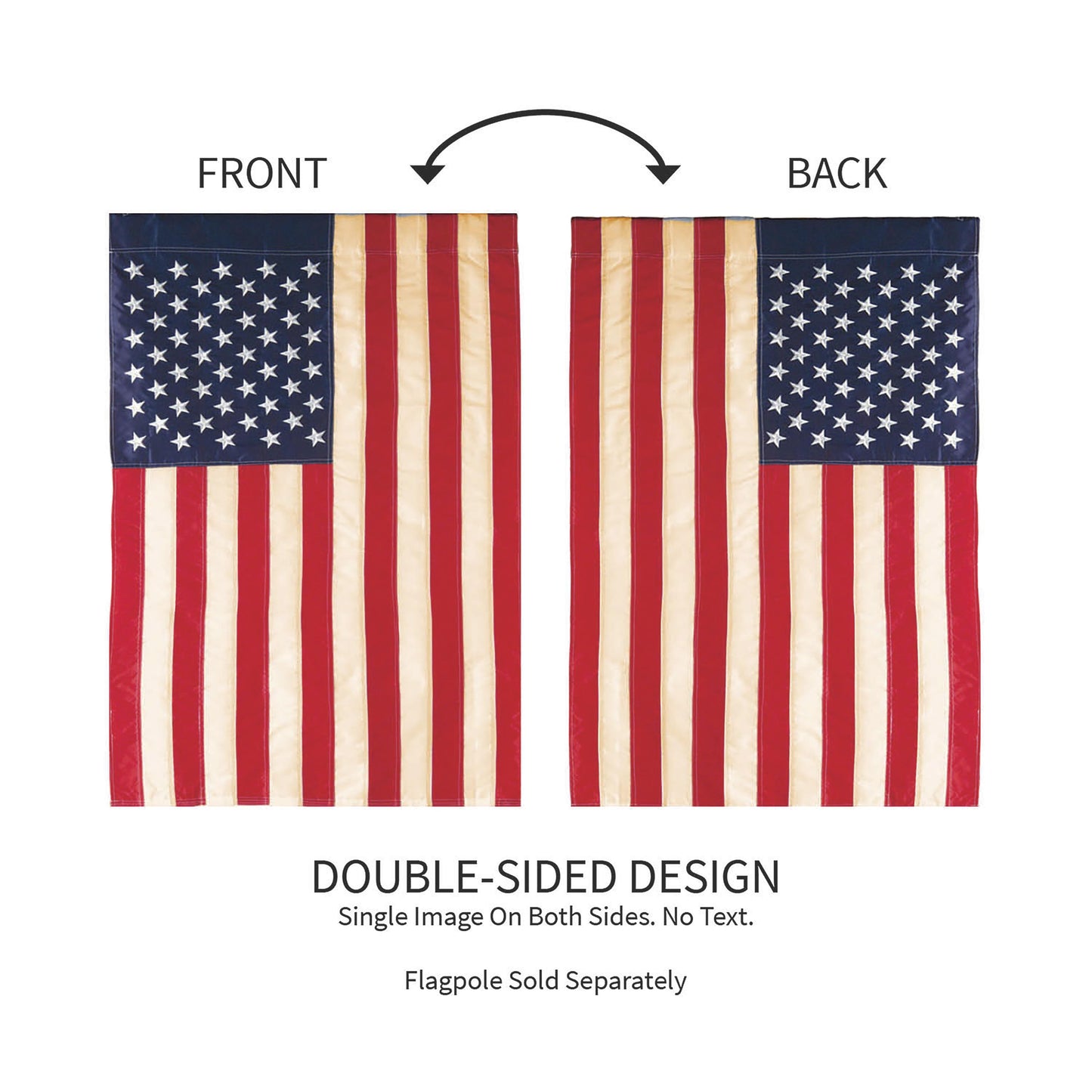 Tea Stained Patriotic American Flag