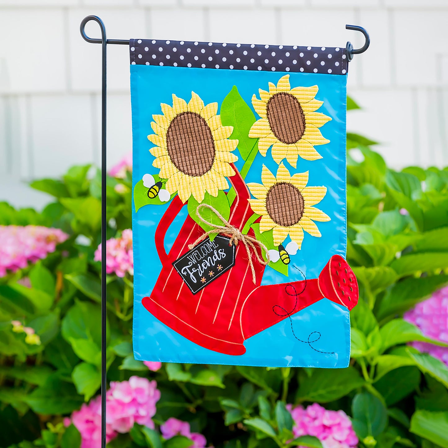 Garden Flag Stand, Black