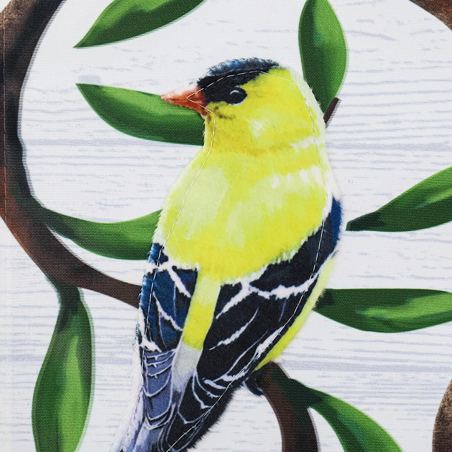 Songbirds in Tree of Life Trelis Garden Applique Flag