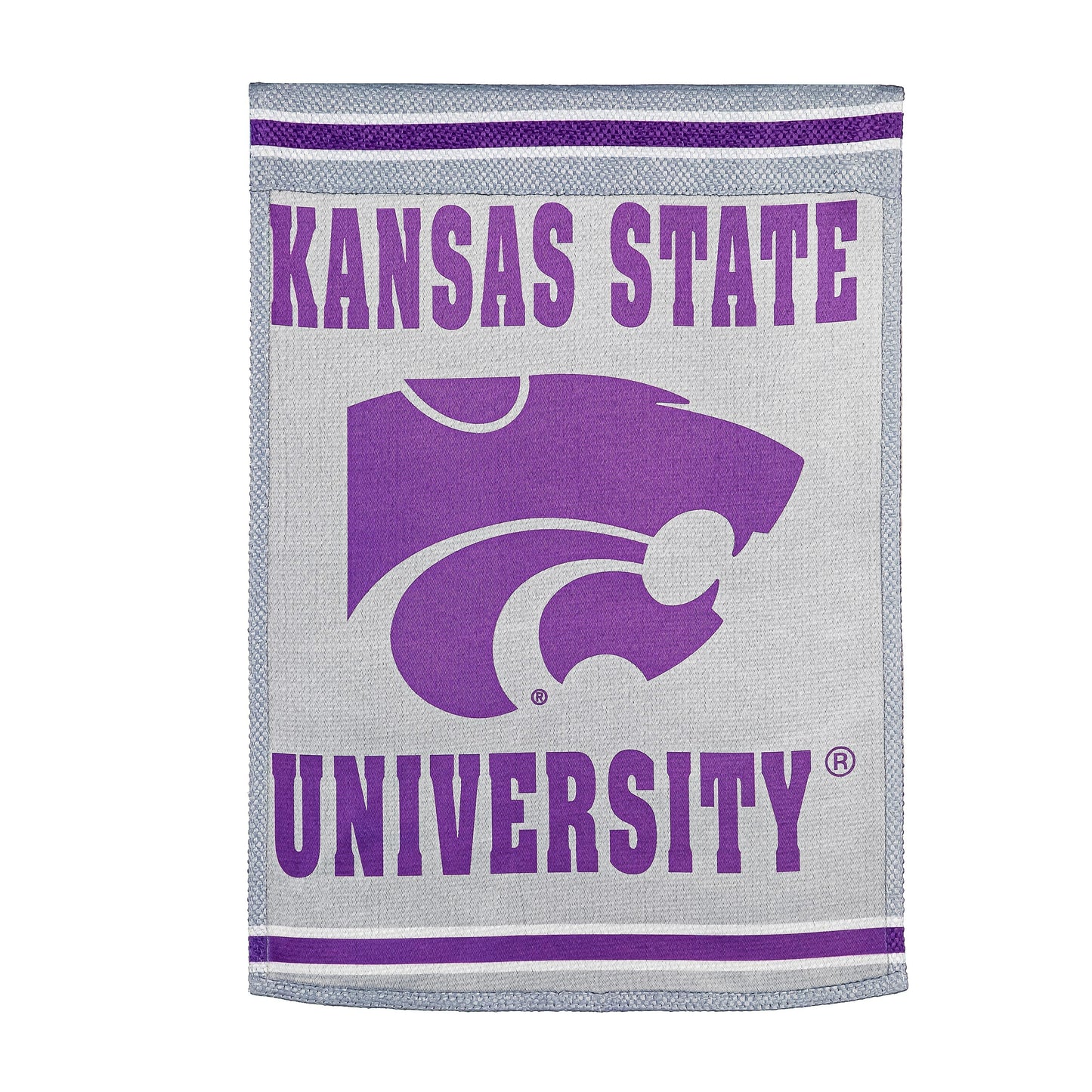 Embossed Suede Flag, House Size, Kansas State University