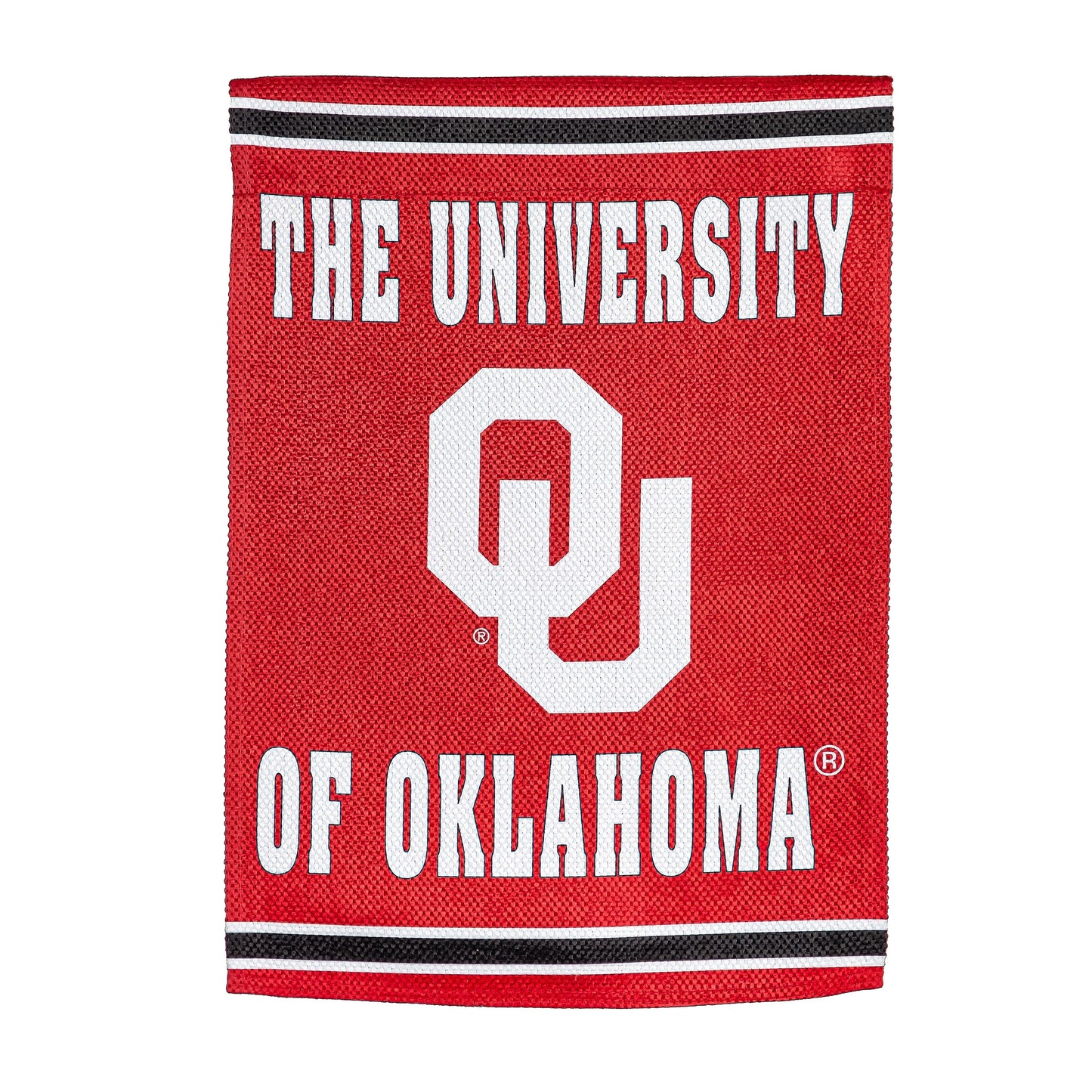 University of Oklahoma Embossed Suede House Flag