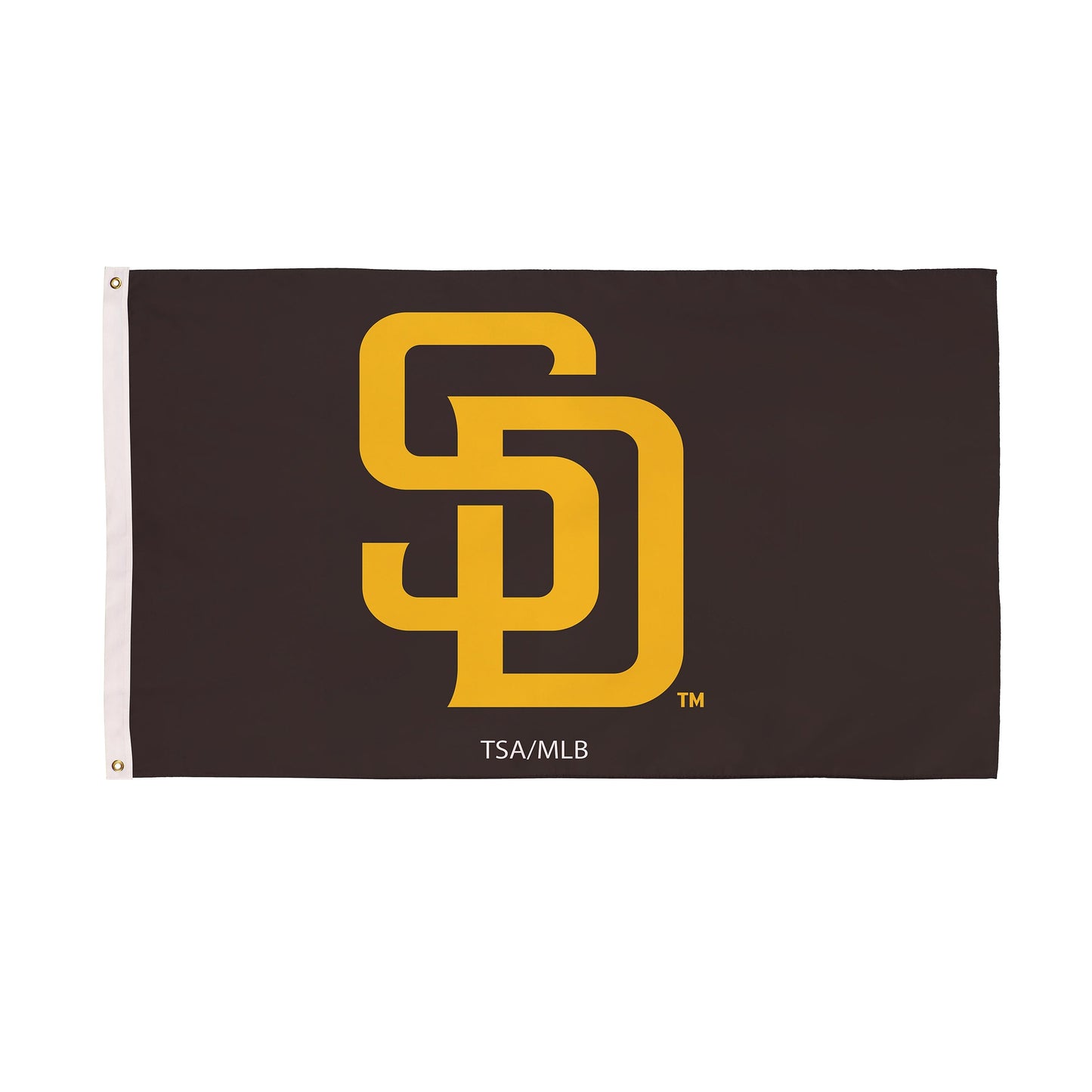 San Diego Padres Single Sided Flag w/ 2 Grommets, 3'x5'