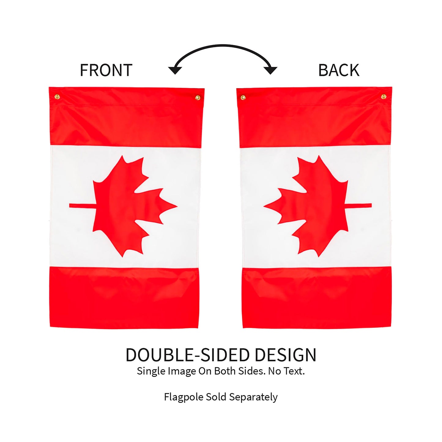 Canada Garden Applique Flag