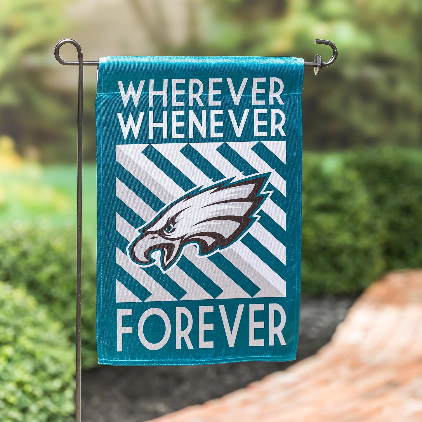 Philadelphia Eagles WWF Fan Garden Flag