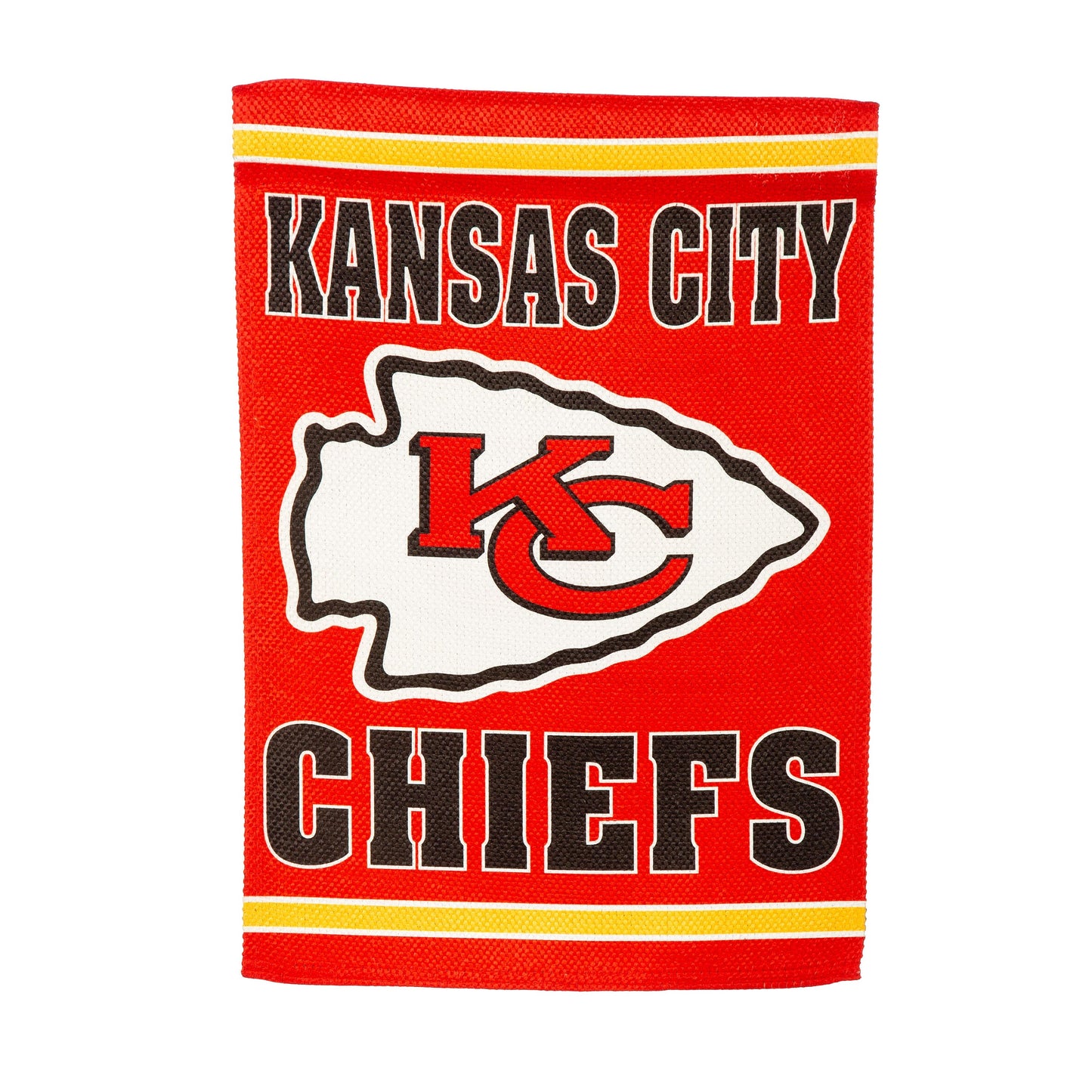 Kansas City Chiefs Embossed Suede Garden Flag