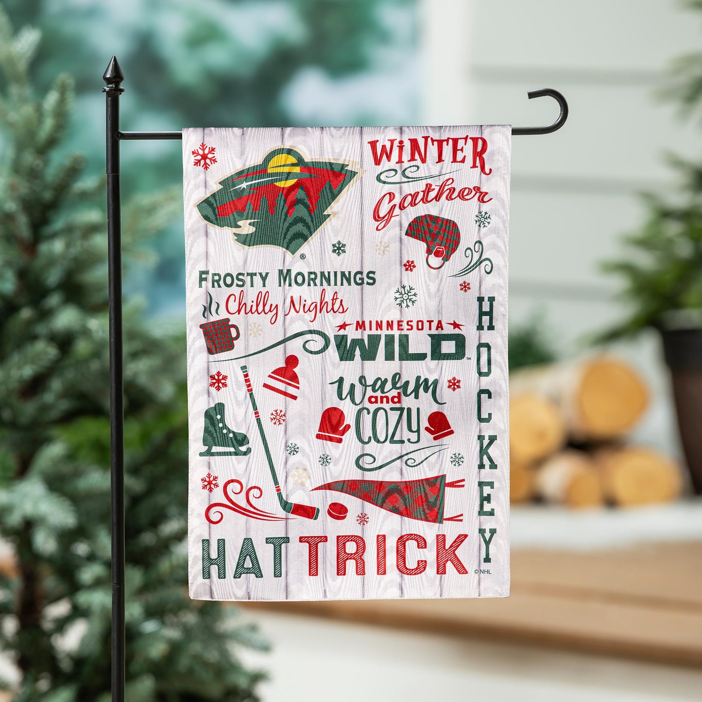 Minnesota Wild, Moire Flag, GDN, Fall Seasonal