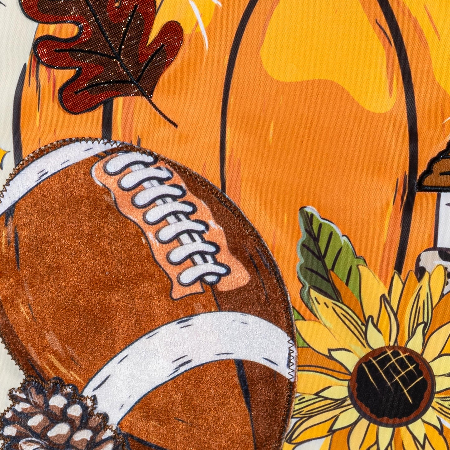 Tis' The Season Fall Applique Garden Flag