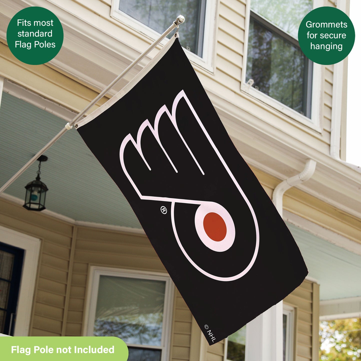 Philadelphia Flyers Single Sided Estate Flag with 2 Grommets, 3'x5'