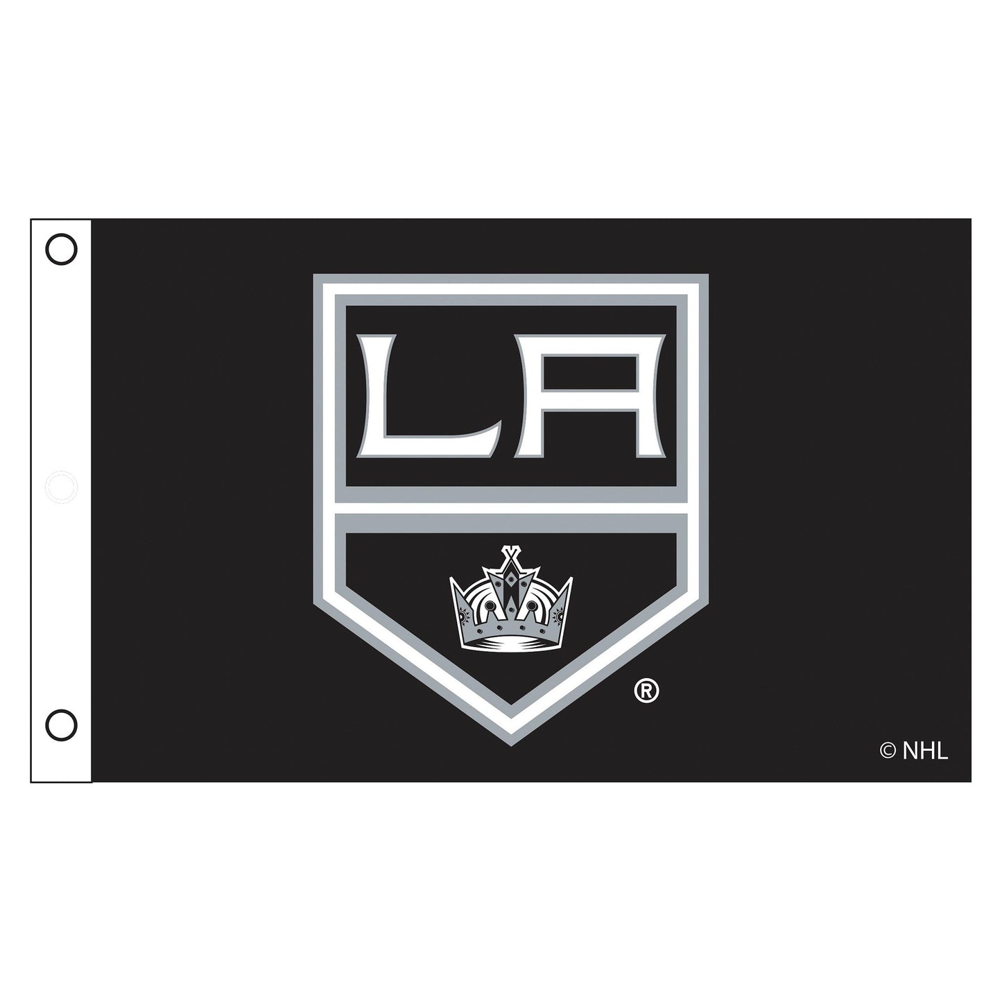Los Angeles Kings Single Sided Flag w/ 2 Grommets, 3'x5'
