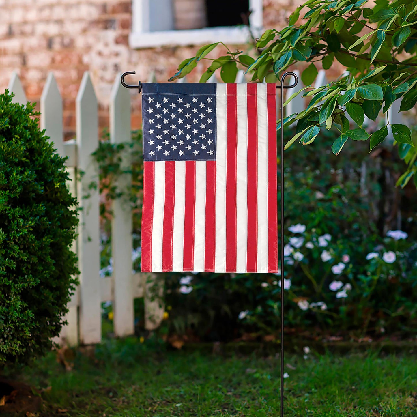 American Flag Garden Applique Flag