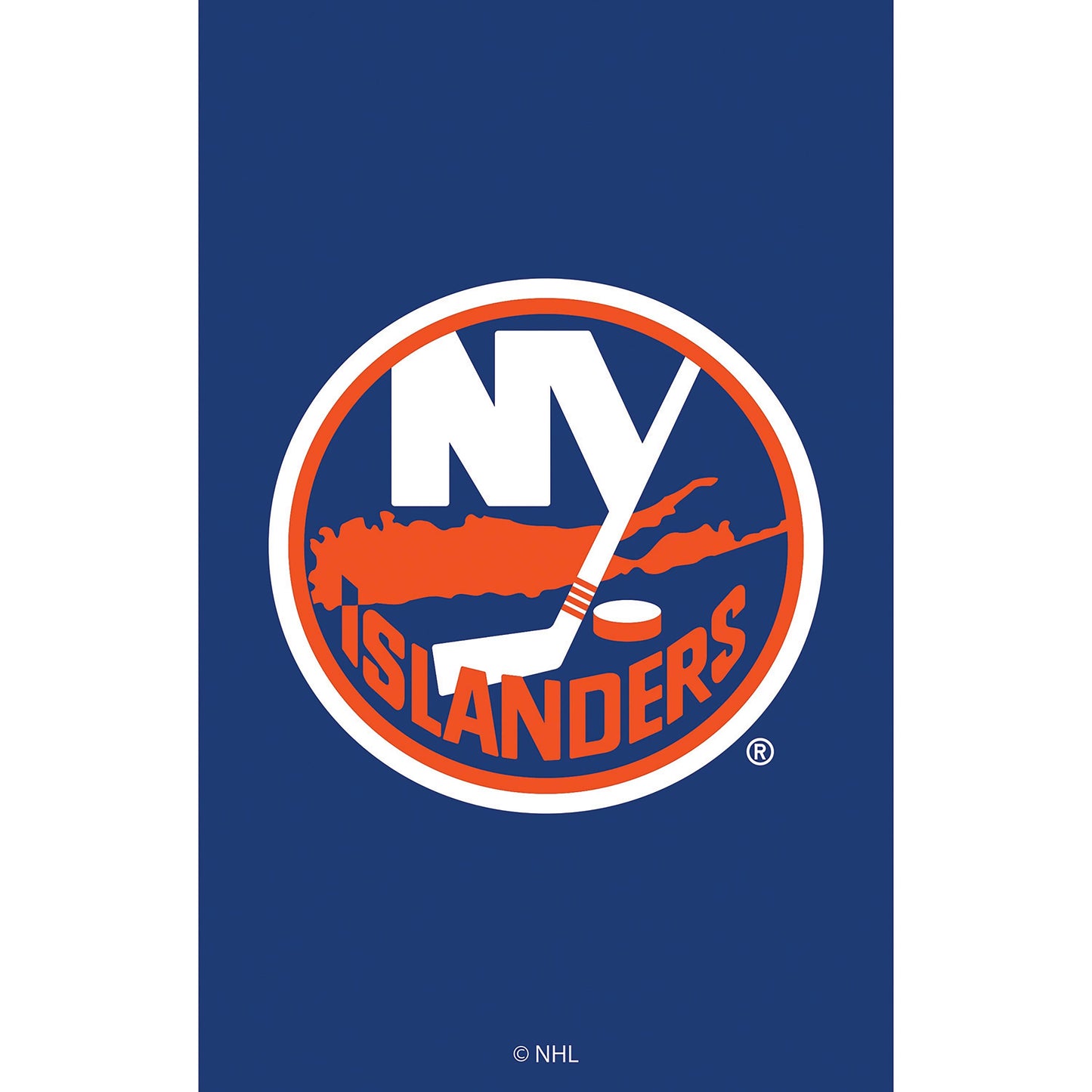 Applique Flag, Gar., New York Islanders