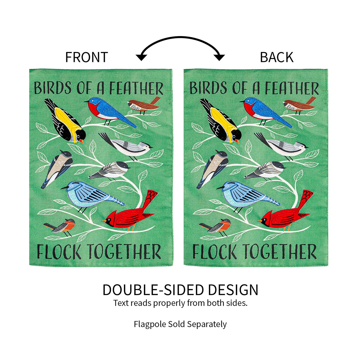 Flock Together Garden Flag