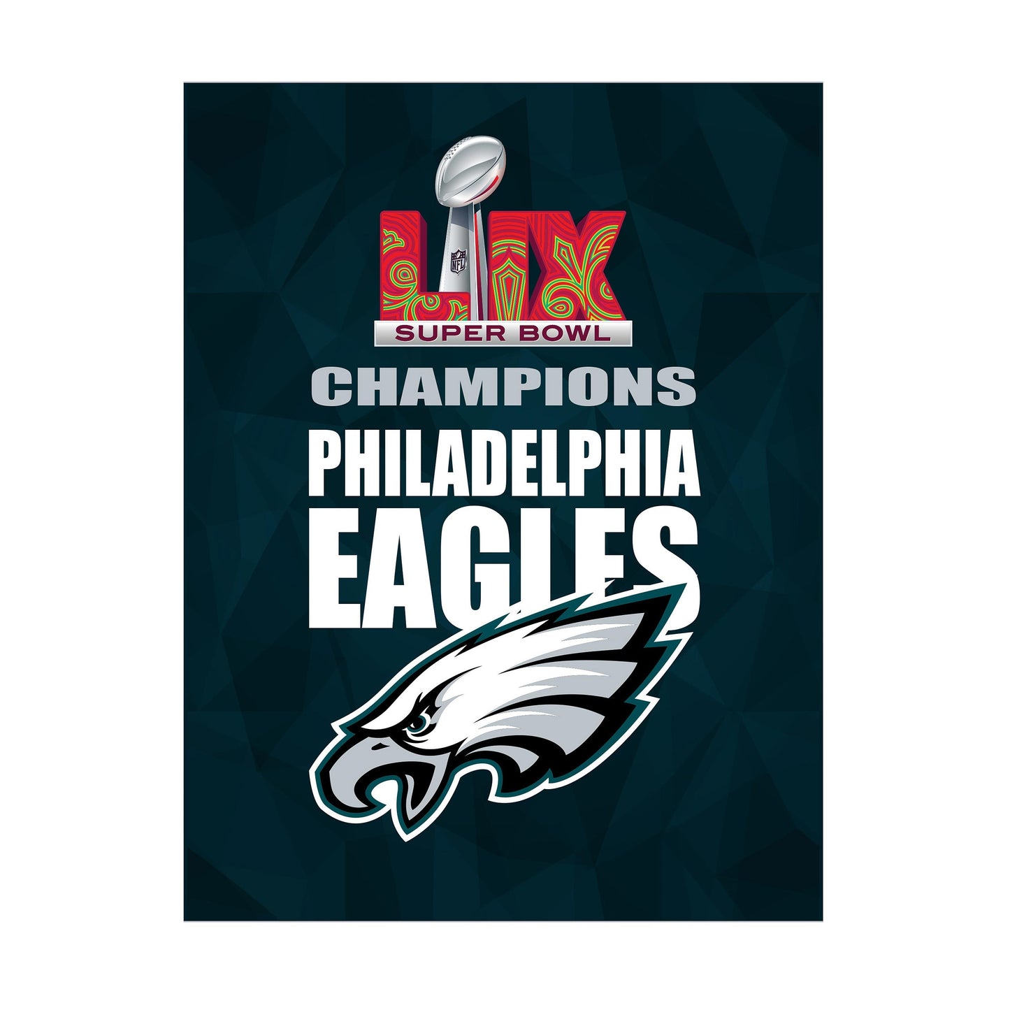 Philadelphia Eagles Super Bowl 59 Champions Flag, GDN
