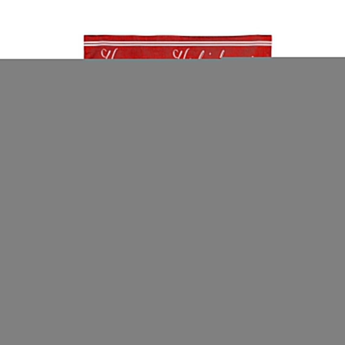 Happy Holidays Poinsettia Estate Size Embellished Burlap Flag