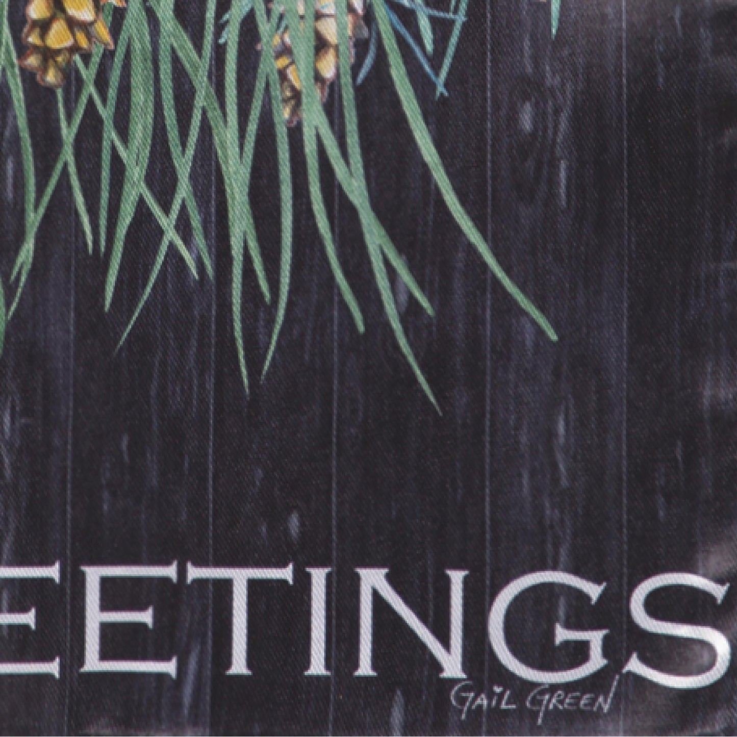 Season's Greeting Bird Lustre Garden Flag
