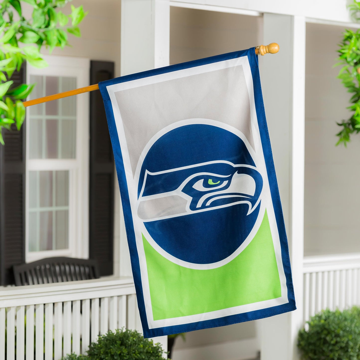 Flag, DS New Burlap, Reg, Seattle Seahawks