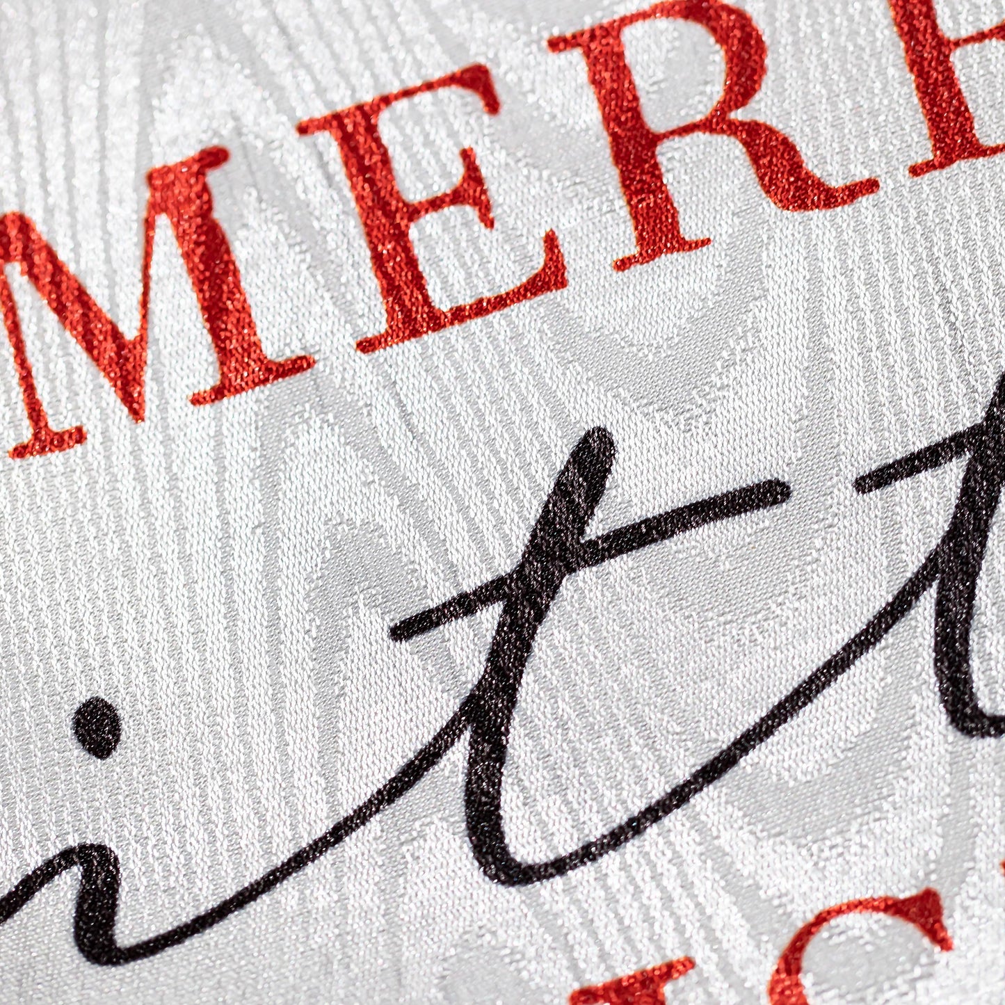 Have Yourself a Merry Little Christmas Moire Garden Flag