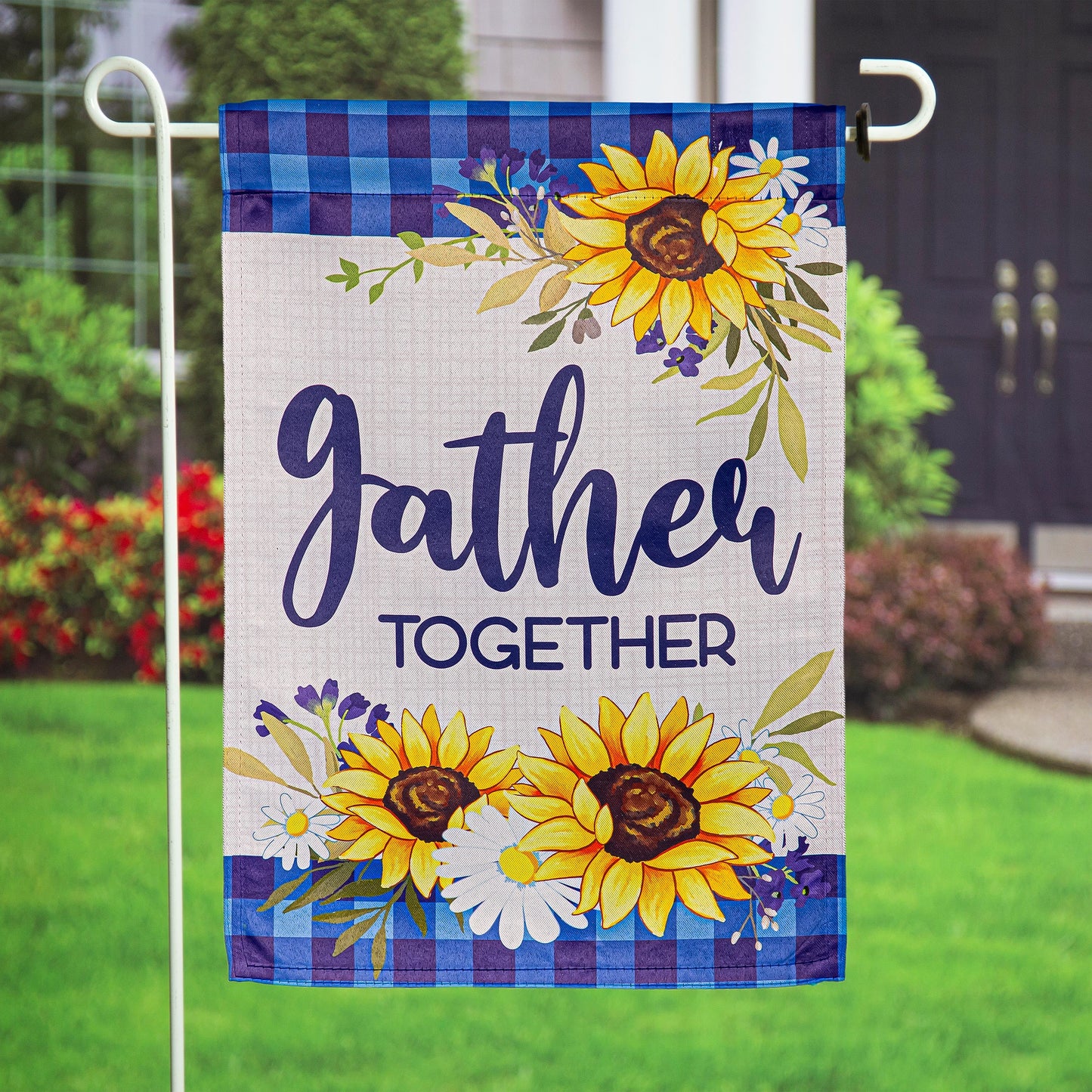 Gather Suede Garden Flag