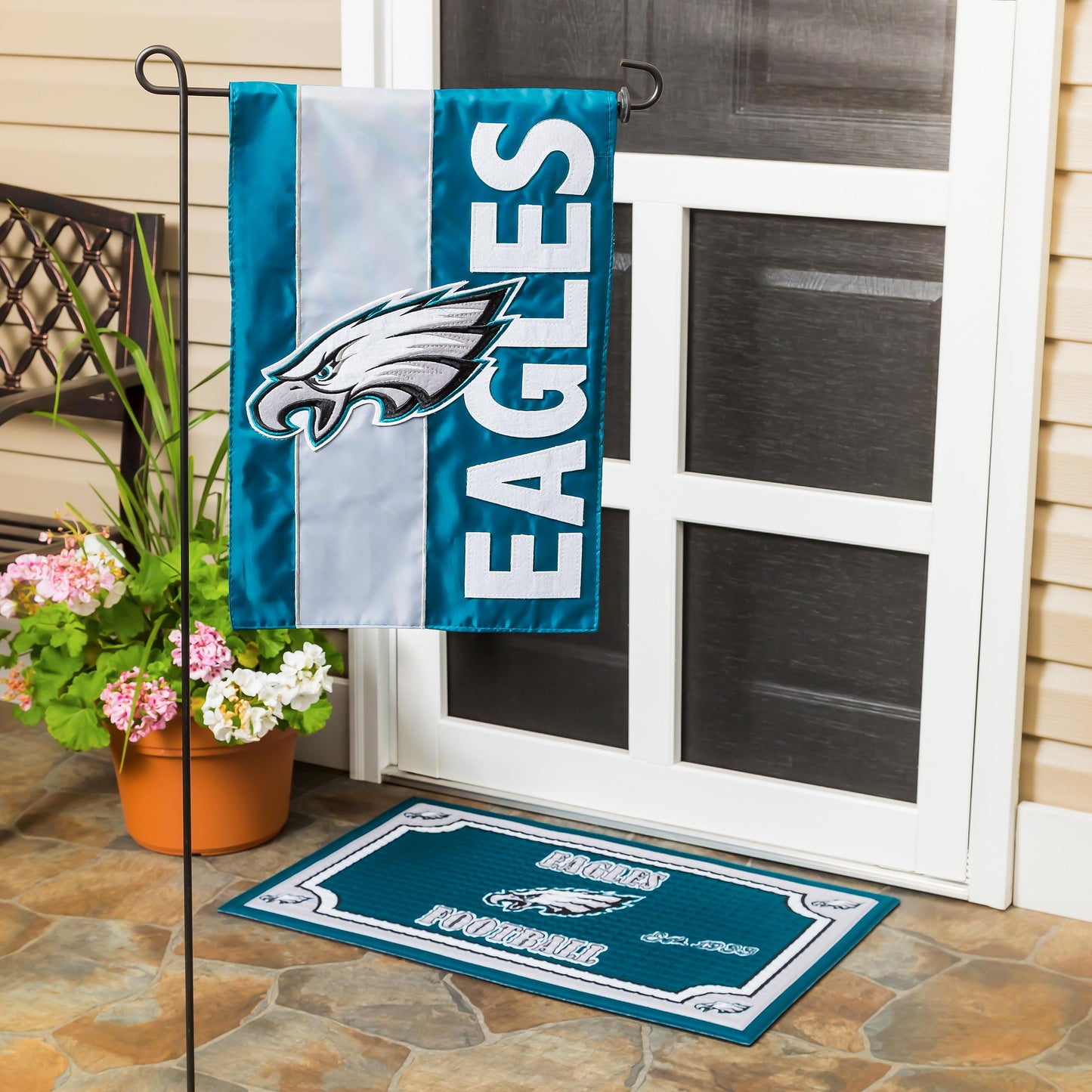 Philadelphia Eagles Embellished Garden Flag