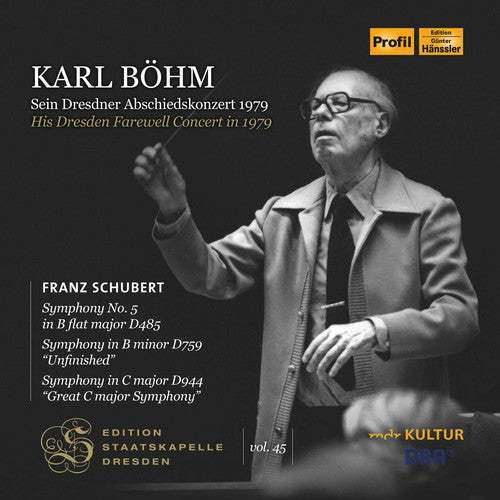 Schubert / Staatskapelle Dresden / Bohm - Staatskapelle Dresden 45 - Music CD