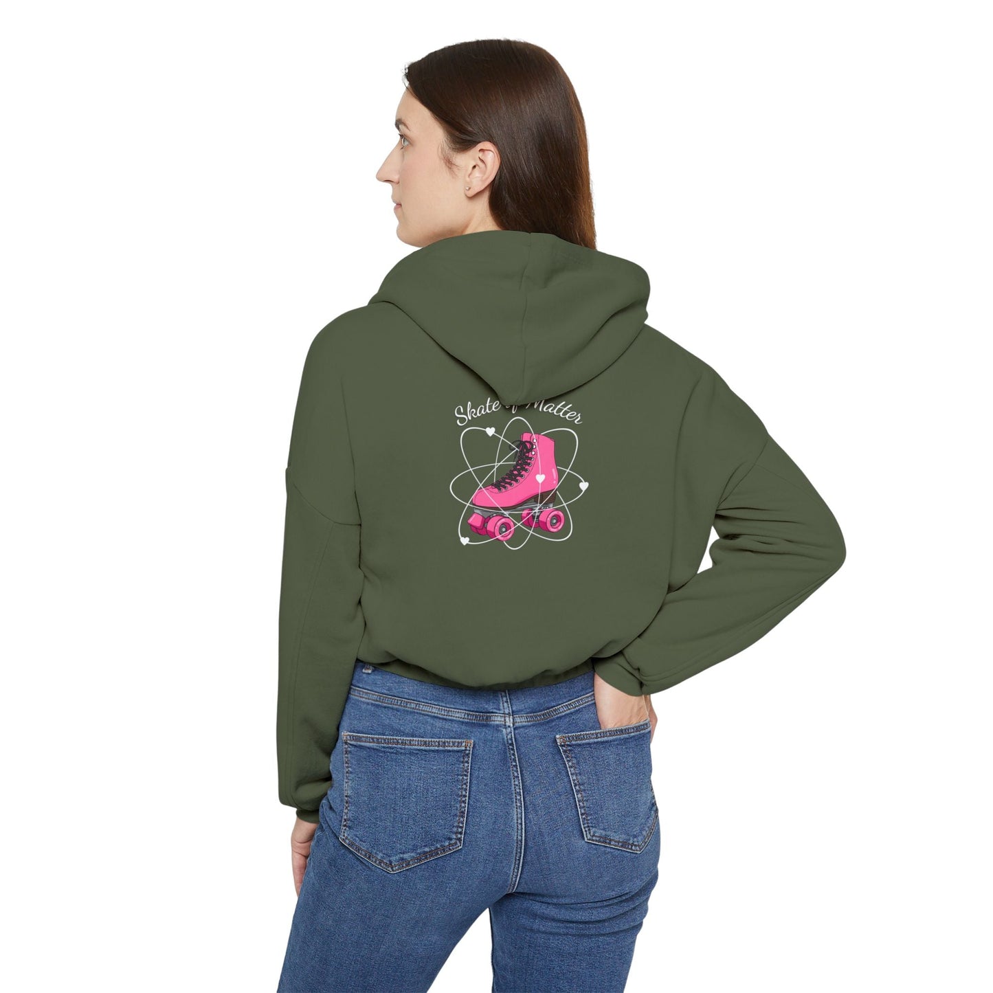 Women’s Cropped Retro Skaters Club Hoodie
