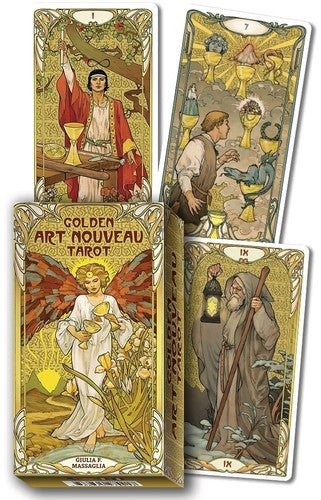 Massaglia,giulia F - Golden Art Nouveau Tarot - Books