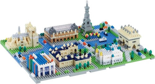Nanoblock - World Famous Cities - Paris, Nanoblock Advanced - Collectibles
