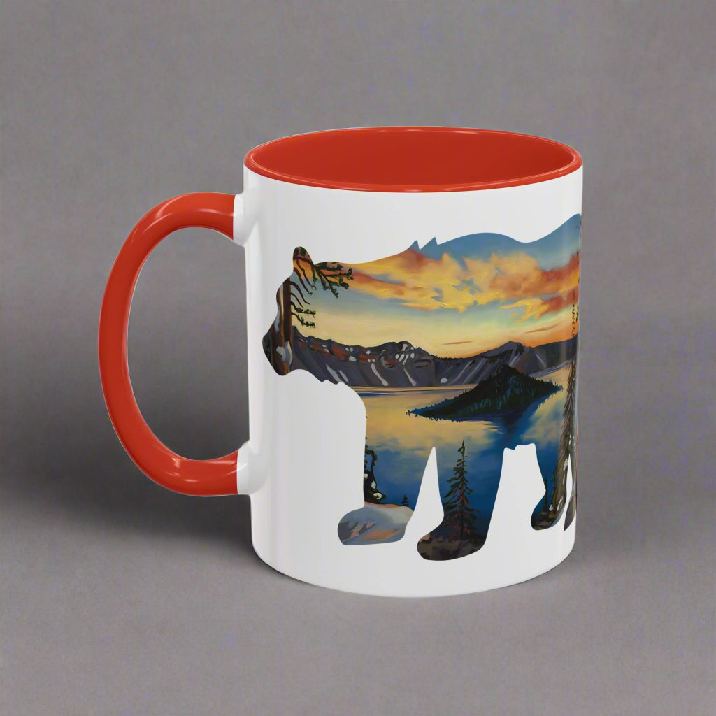 Crater Lake Colored Coffee Mug 11oz 15oz National Park Cup