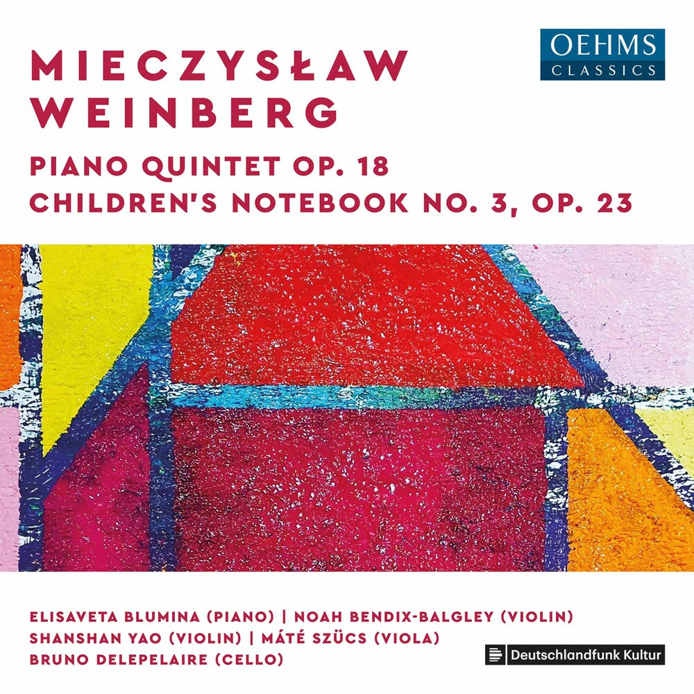 Weinberg / Blumina / Delepelaire - Piano Quintet 18 Music CD