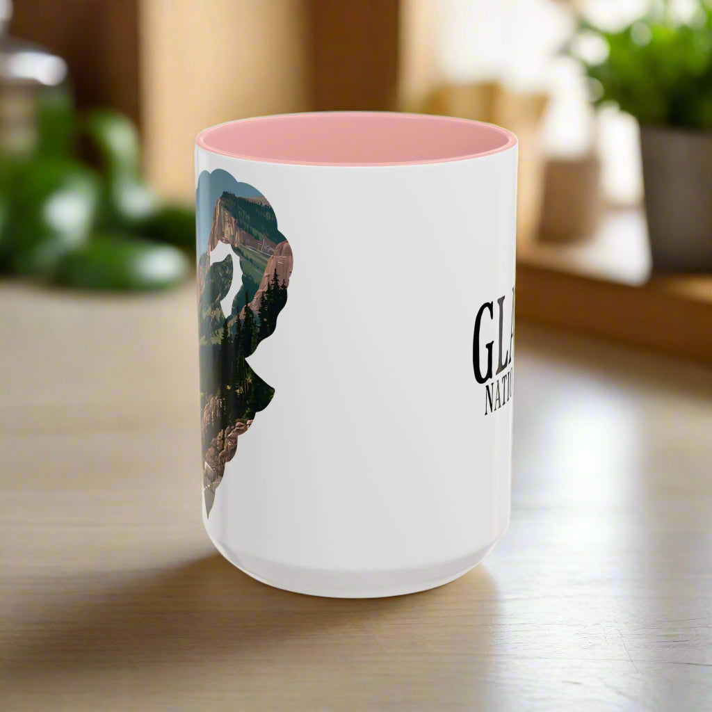Glacier National Park Big Horned Sheep Colored Coffee Mug 11oz 15oz