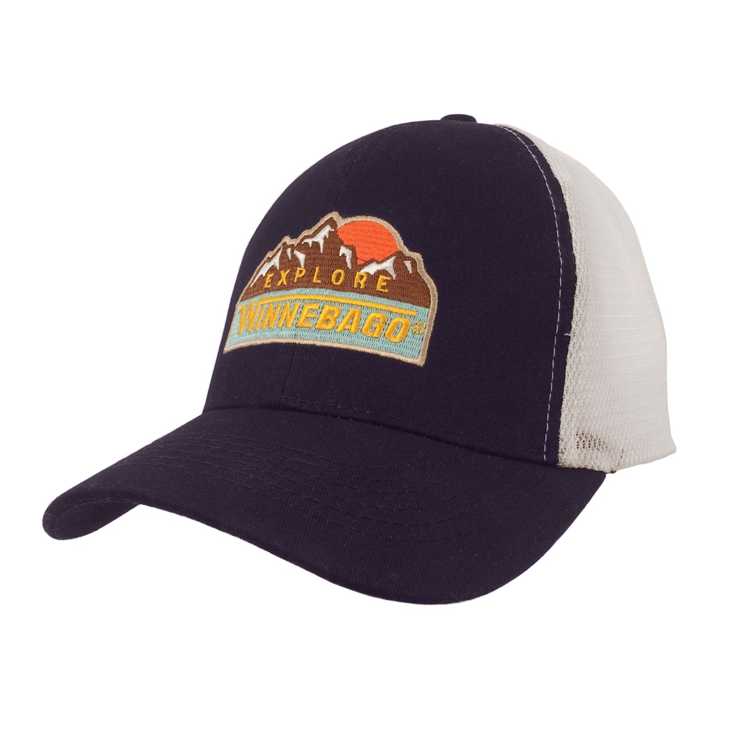 Explore Winnebago RV Trucker Hat - Navy and White