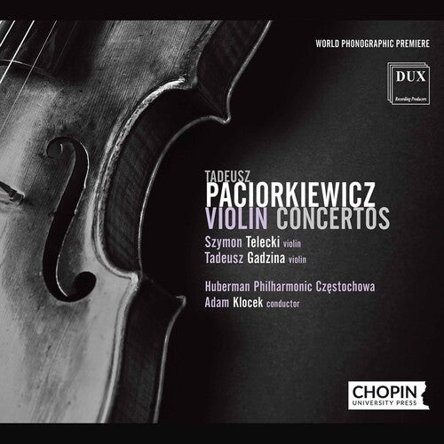 Paciorkiewicz / Klocek / Gadzina - Violin Concertos - Music CD