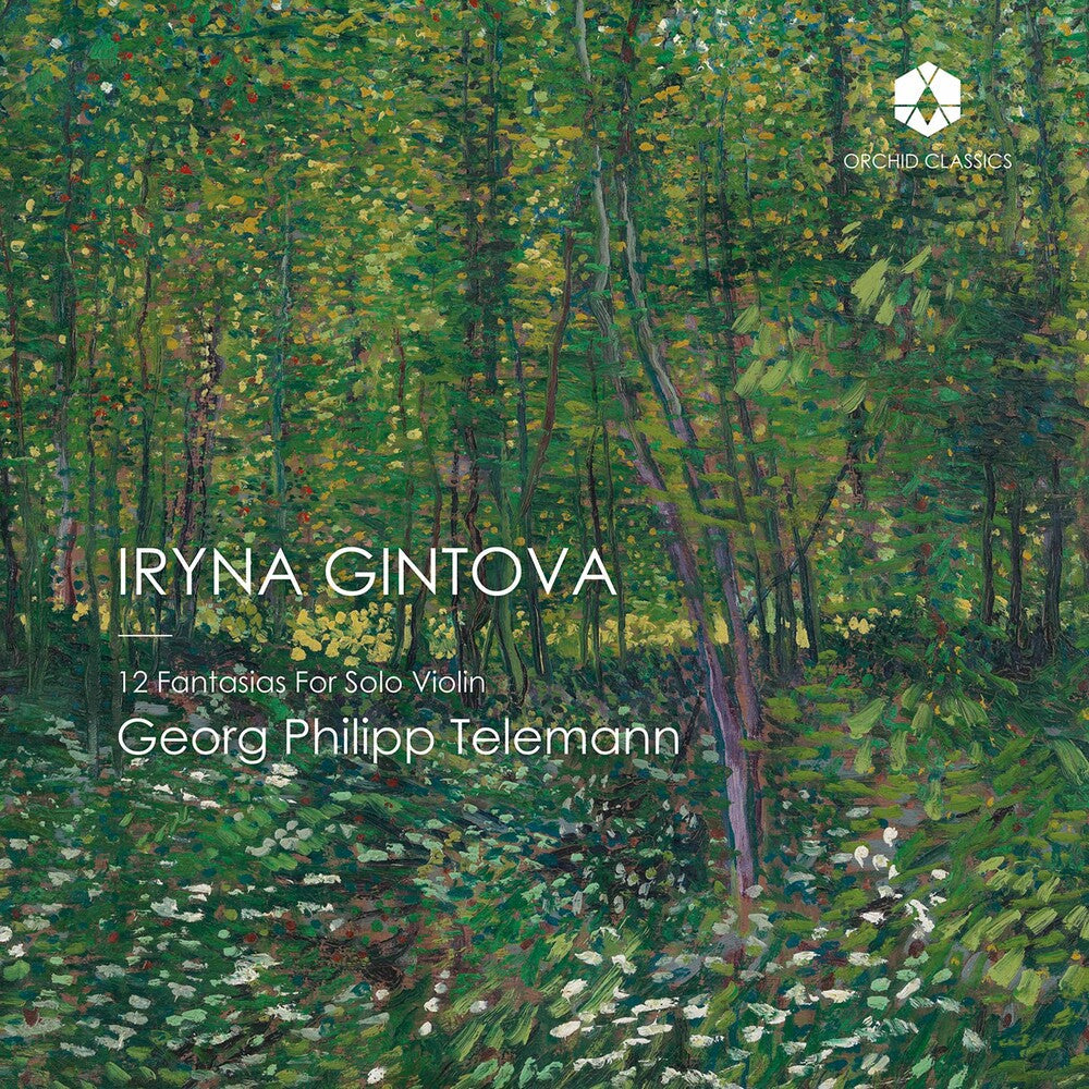 Telemann / Gintova - 12 Fantasias for Solo Violin Music CD