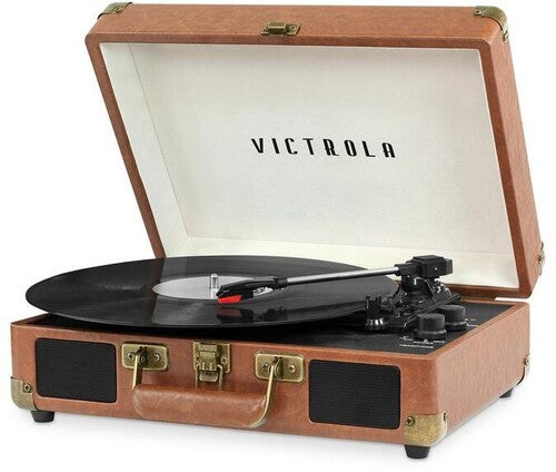 Victrola Journey Bluetooth Suitcase Turntable Brown (VSC-550BT-BRW) - Turntable