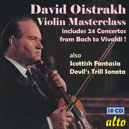 Oistrakh,david - Violin Masterclass 24 Concs From Bach To Vivaldi - Music CD