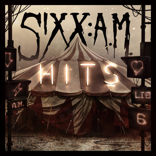 Sixx:a.m. - Hits - Translucent Red With Black Smoke - Vinyl Record