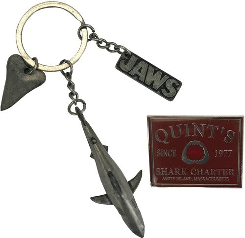 Jaws - Chs Keychain And Pin Set - Jaws - Chs Keychain And Pin Set - Novelties